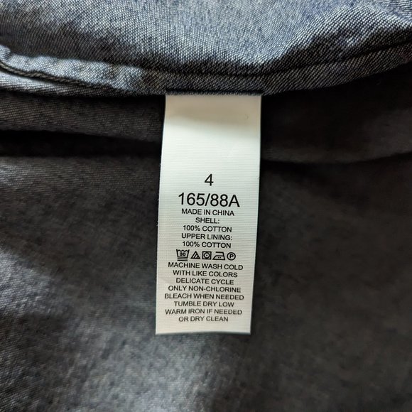 NWT! Kate Spade NY Chambray Vineyard Midi Dress Size 4 Indigo Denim - Picture 14 of 14